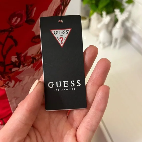 Red Floral Dress - Picture 5 of 6